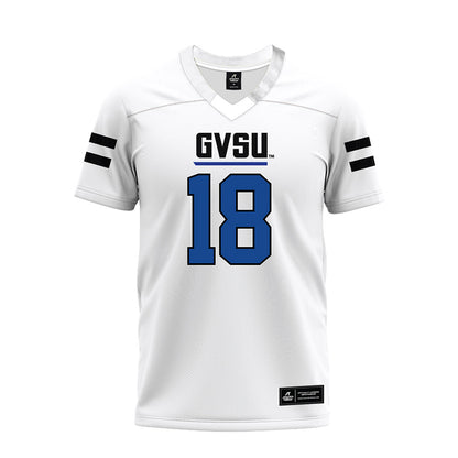 Grand Valley - NCAA Football : Aidan Lucero - White Premium Football Jersey-0
