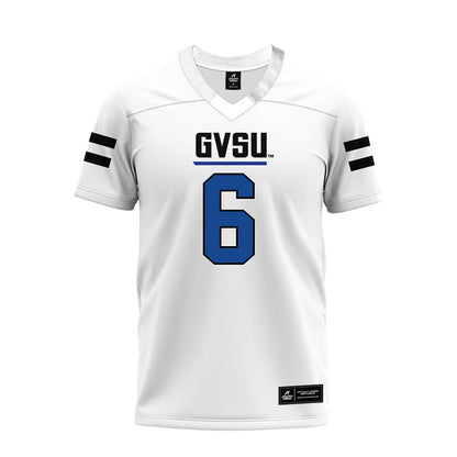 Grand Valley - NCAA Football : Thomas Jolly - White Premium Football Jersey-0
