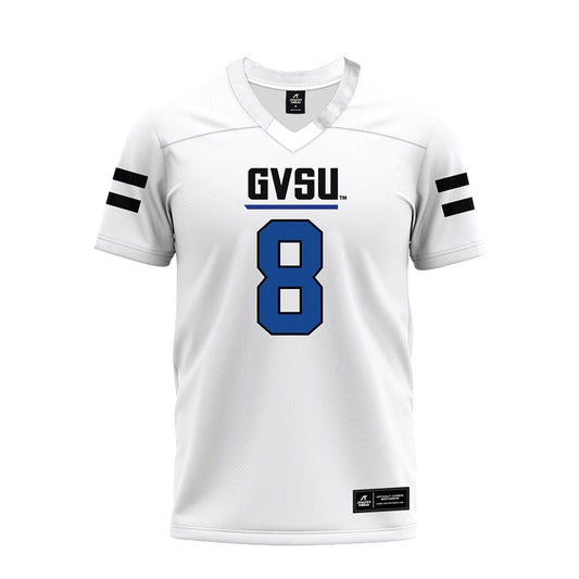 Grand Valley - NCAA Football : Kyle Nott - White Premium Football Jersey-0