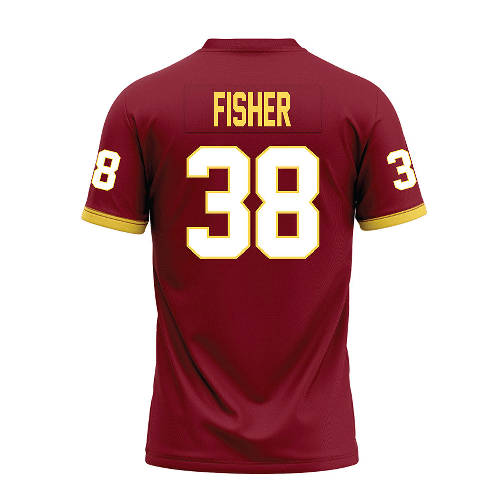 NSU - NCAA Football : Grayson Fisher - Maroon Premium Football Jersey-1