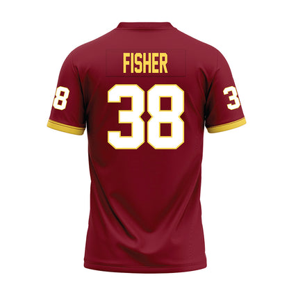 NSU - NCAA Football : Grayson Fisher - Maroon Premium Football Jersey-1