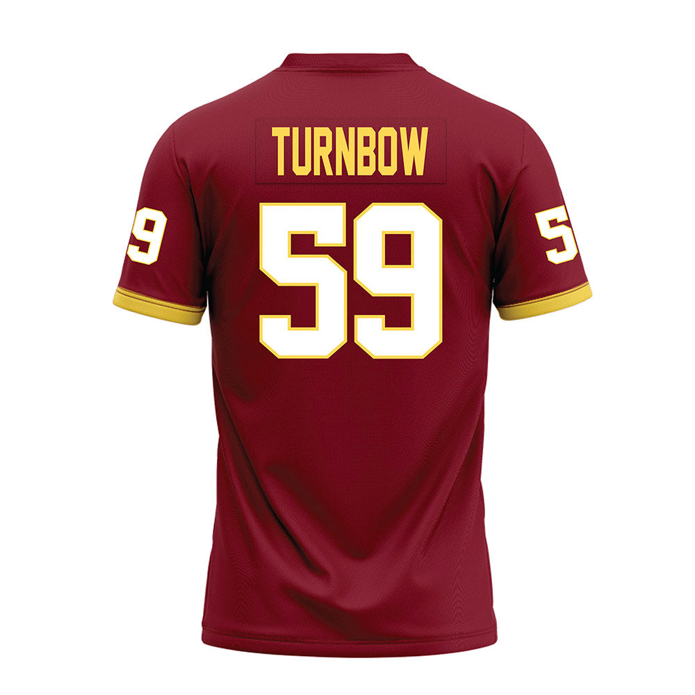 NSU - NCAA Football : Kaydn Turnbow - Maroon Premium Football Jersey