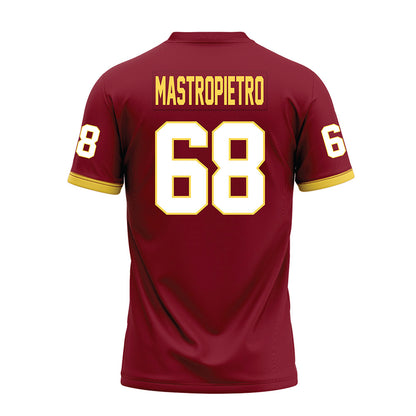 NSU - NCAA Football : Quinton Mastropietro - Maroon Premium Football Jersey-1