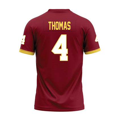 NSU - NCAA Football : Kyle Thomas - Maroon Premium Football Jersey-1
