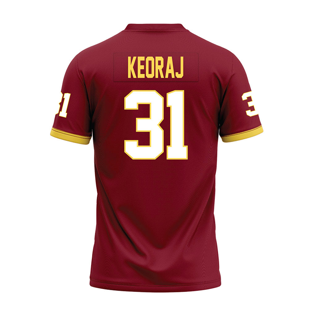 NSU - NCAA Football : Brecken Keoraj - Maroon Premium Football Jersey-1