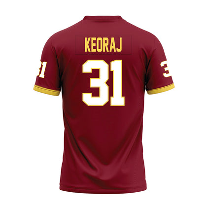 NSU - NCAA Football : Brecken Keoraj - Maroon Premium Football Jersey-1