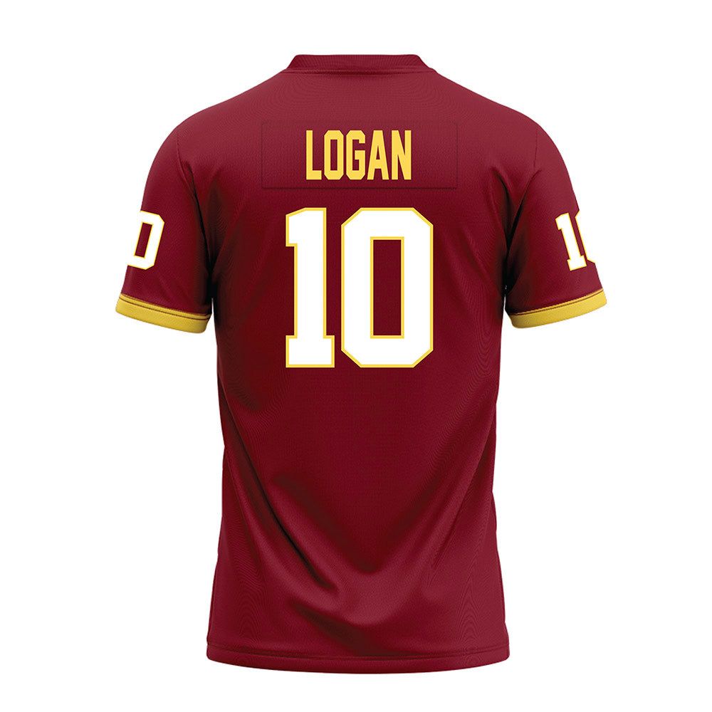 NSU - NCAA Football : Cooper Logan - Maroon Premium Football Jersey-1