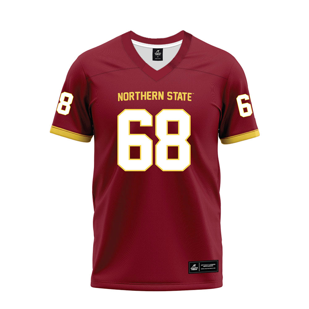 NSU - NCAA Football : Quinton Mastropietro - Maroon Premium Football Jersey-0