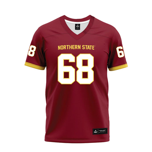 NSU - NCAA Football : Quinton Mastropietro - Maroon Premium Football Jersey-0
