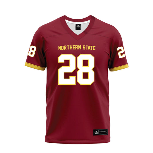 NSU - NCAA Football : Antonio Moore - Maroon Premium Football Jersey-0