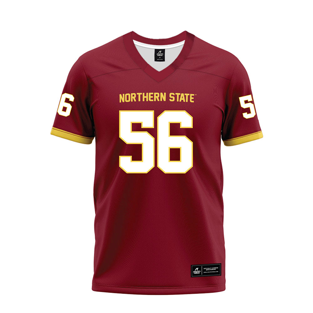 NSU - NCAA Football : Sam Souerdyke - Maroon Premium Football Jersey-0