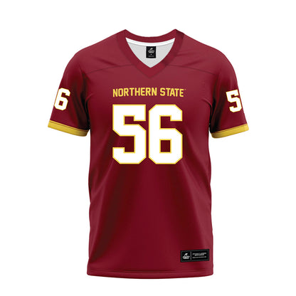 NSU - NCAA Football : Sam Souerdyke - Maroon Premium Football Jersey-0