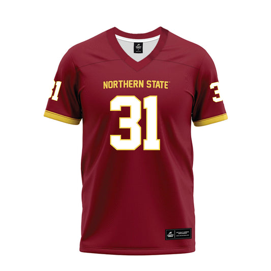 NSU - NCAA Football : Brecken Keoraj - Maroon Premium Football Jersey-0