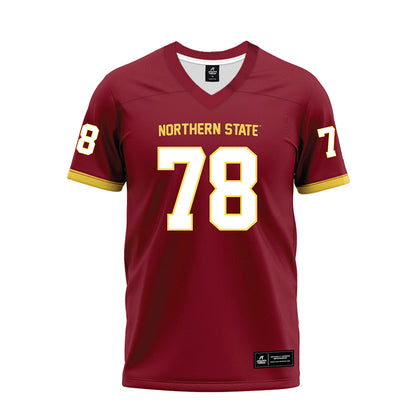 NSU - NCAA Football : Ty Mikel - Maroon Premium Football Jersey-0