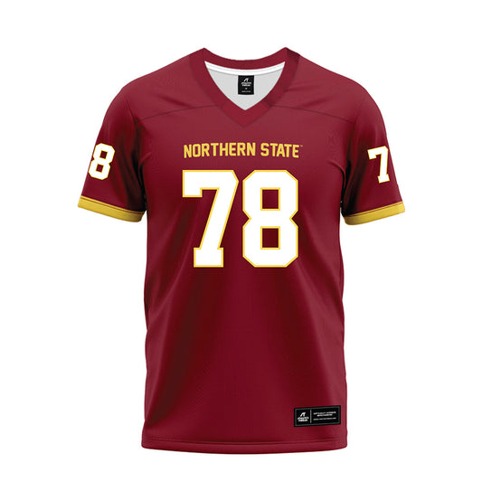 NSU - NCAA Football : Ty Mikel - Maroon Premium Football Jersey-0