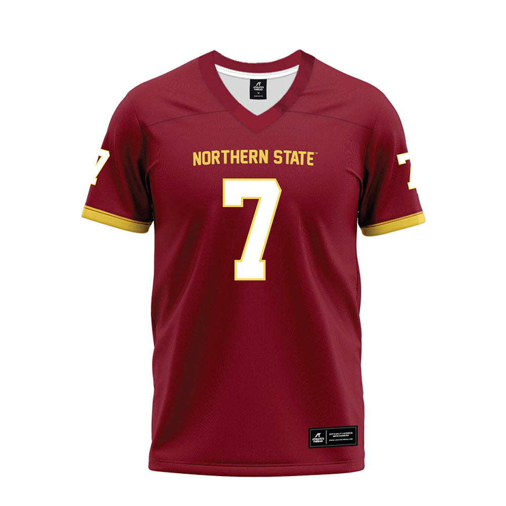 NSU - NCAA Football : Holden Havlik - Maroon Premium Football Jersey-0