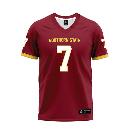 NSU - NCAA Football : Holden Havlik - Maroon Premium Football Jersey-0