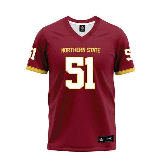 NSU - NCAA Football : Chase Sturm - Maroon Premium Football Jersey