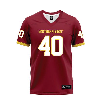 NSU - NCAA Football : Jake Merchlewitz - Maroon Premium Football Jersey-0