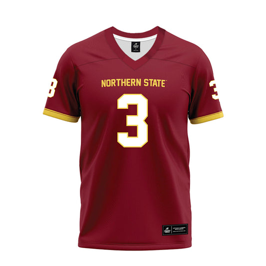 NSU - NCAA Football : DJ Smith - Maroon Premium Football Jersey-0