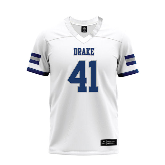 Drake - NCAA Football : Spencer Halvorson - Premium Football Jersey-0