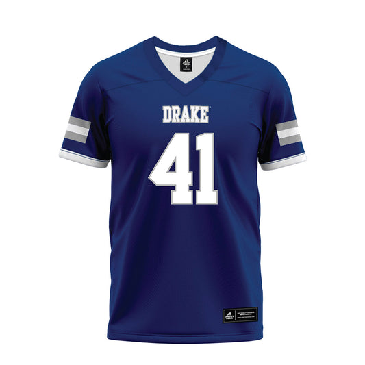 Drake - NCAA Football : Spencer Halvorson - Premium Football Jersey-0