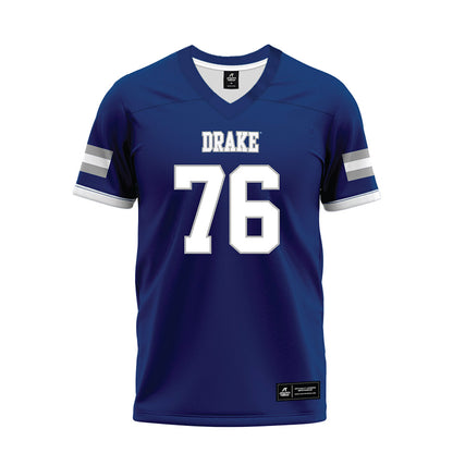 Drake - NCAA Football : Jackson Reasoner - Premium Football Jersey-0