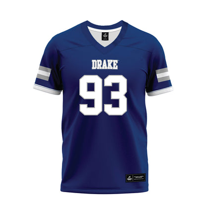 Drake - NCAA Football : Jacob Auen - Premium Football Jersey-0