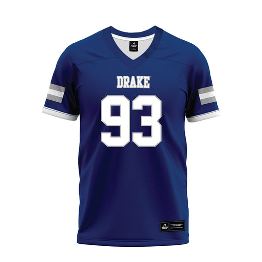 Drake - NCAA Football : Jacob Auen - Premium Football Jersey-0