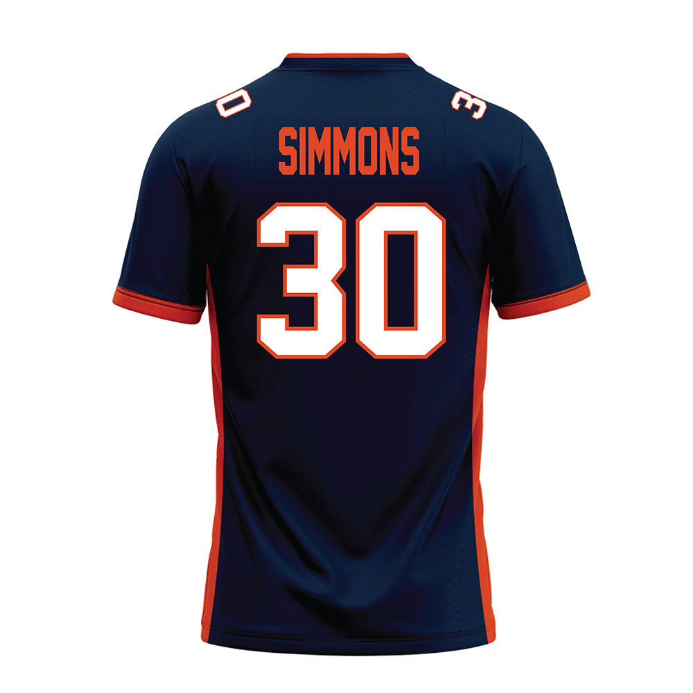 Syracuse - NCAA Football : Chase Simmons - Premium Football Jersey-1
