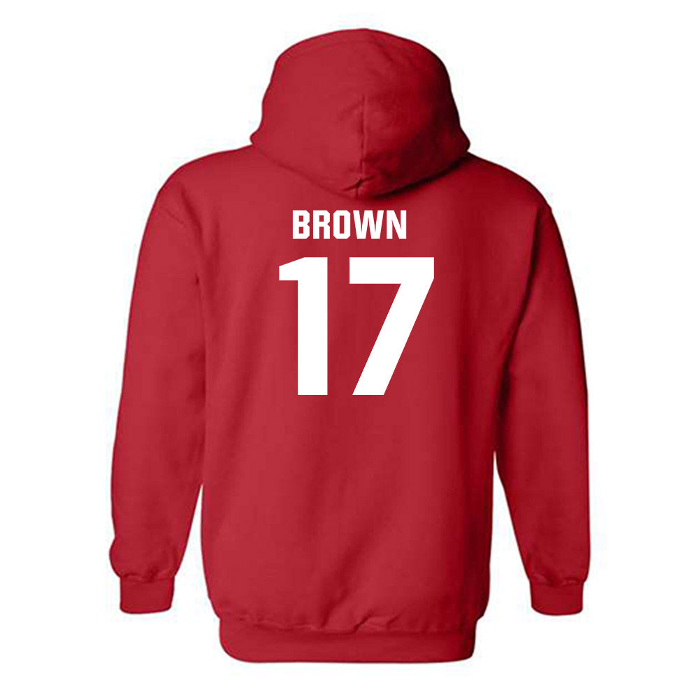 Tampa - NCAA Baseball : Ethan Brown - Classic Shersey Hooded Sweatshirt-1