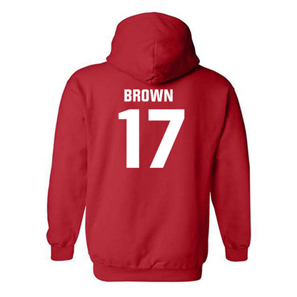 Tampa - NCAA Baseball : Ethan Brown - Classic Shersey Hooded Sweatshirt-1