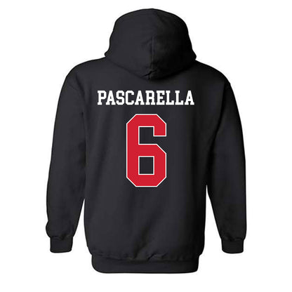 Tampa - NCAA Men's Lacrosse : AJ Pascarella - Classic Fashion Shersey Hooded Sweatshirt-1