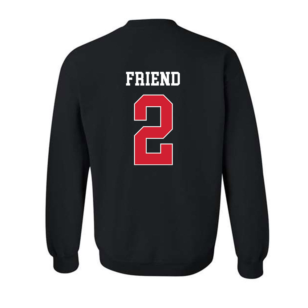 Tampa - NCAA Men's Lacrosse : Zack Friend - Classic Fashion Shersey Crewneck Sweatshirt-1