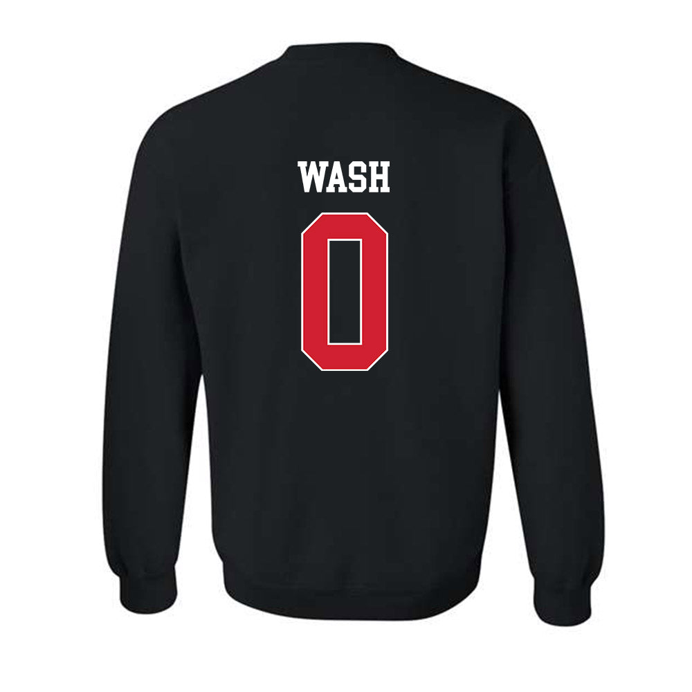 Tampa - NCAA Baseball : Logan Wash - Classic Fashion Shersey Crewneck Sweatshirt-1