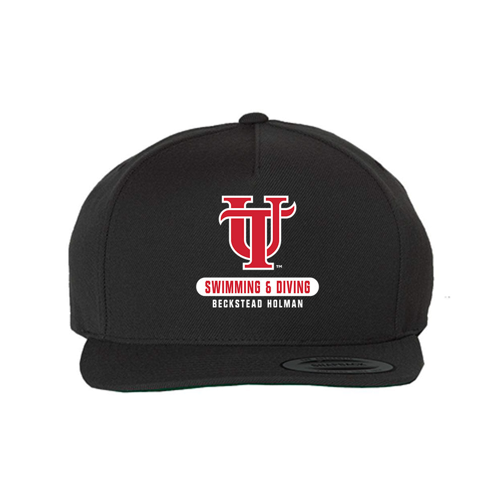 Tampa - NCAA Men's Swimming & Diving : Marcus Beckstead holman - Snapback Hat-0