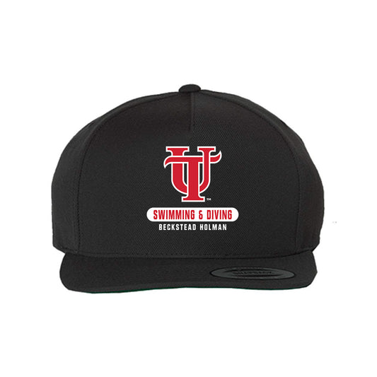 Tampa - NCAA Men's Swimming & Diving : Marcus Beckstead holman - Snapback Hat-0