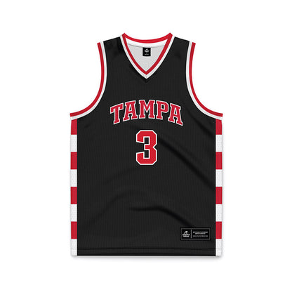 Tampa - NCAA Women's Basketball : Olivia Davis - Black Basketball Jersey-0