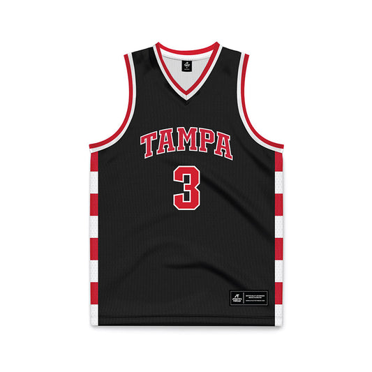 Tampa - NCAA Women's Basketball : Olivia Davis - Black Basketball Jersey-0