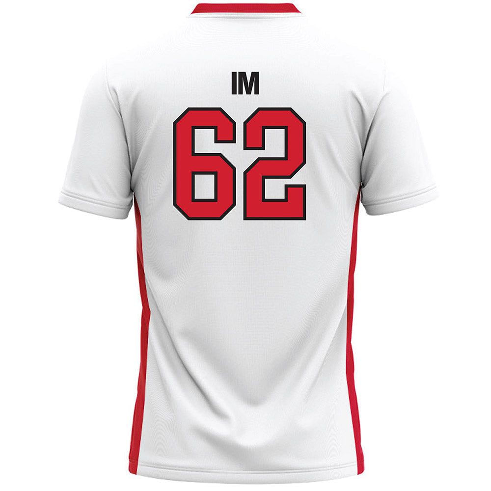 Tampa - NCAA Men's Lacrosse : Matthew Im - White Lacrosse Jersey-1