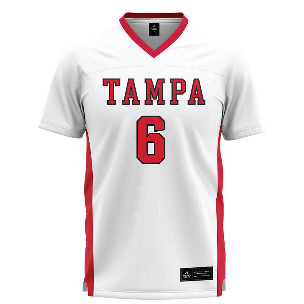 Tampa - NCAA Men's Lacrosse : AJ Pascarella - White Lacrosse Jersey-0