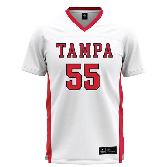 Tampa - NCAA Men's Lacrosse : Max Krumme - White Lacrosse Jersey-0