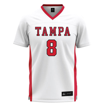 Tampa - NCAA Men's Lacrosse : Dom Rottura - White Lacrosse Jersey-0