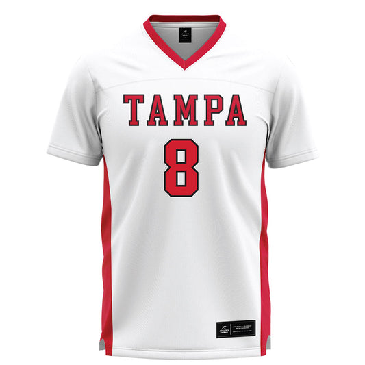 Tampa - NCAA Men's Lacrosse : Dom Rottura - White Lacrosse Jersey-0
