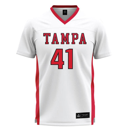 Tampa - NCAA Men's Lacrosse : Gordy Gombold - White Lacrosse Jersey-0