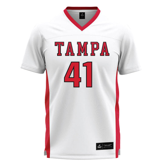Tampa - NCAA Men's Lacrosse : Gordy Gombold - White Lacrosse Jersey-0