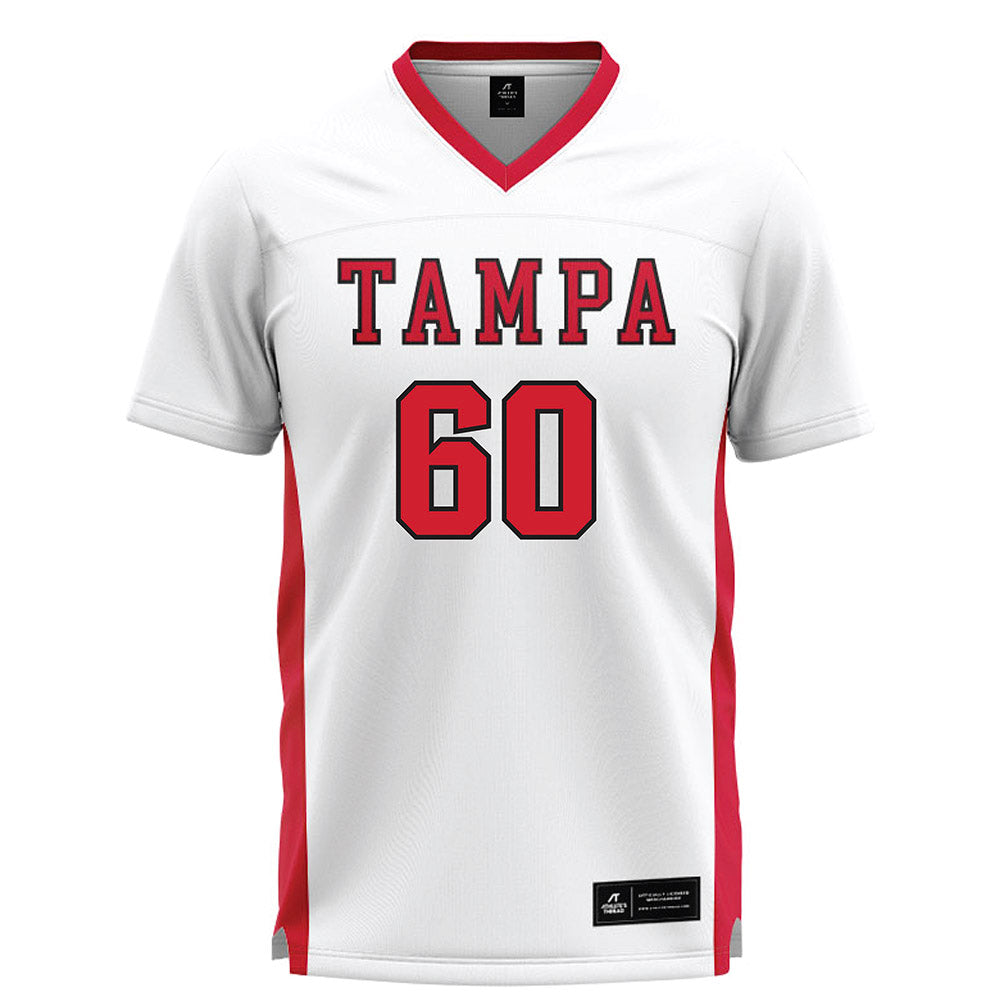 Tampa - NCAA Men's Lacrosse : Vinci Adams - White Lacrosse Jersey-0