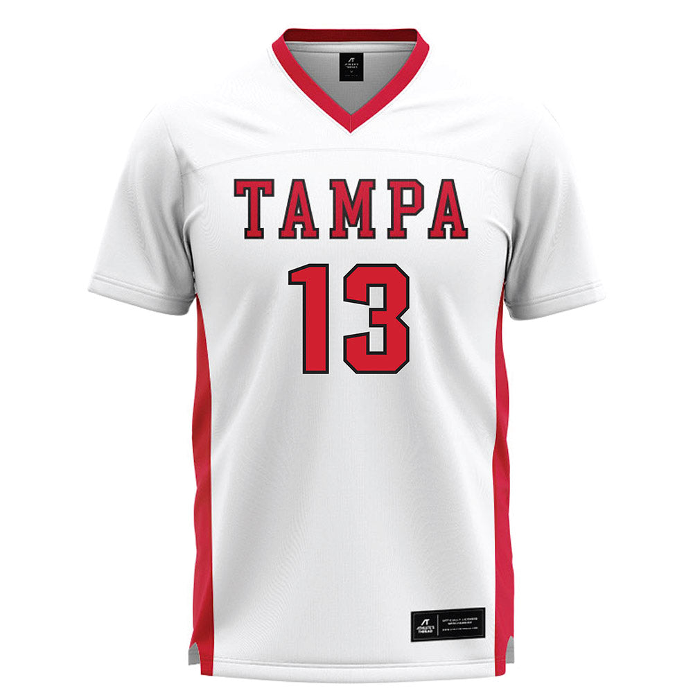 Tampa - NCAA Men's Lacrosse : Jackson Bashaw - White Lacrosse Jersey-0
