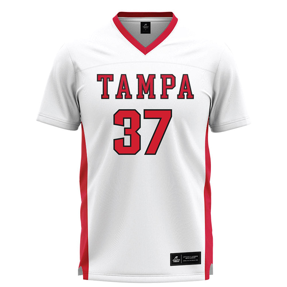Tampa - NCAA Men's Lacrosse : Matthew Vara - White Lacrosse Jersey-0