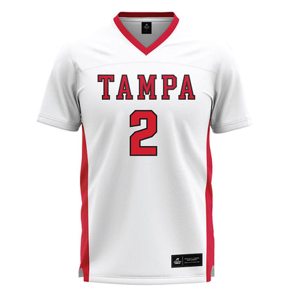 Tampa - NCAA Men's Lacrosse : Zack Friend - White Lacrosse Jersey-0